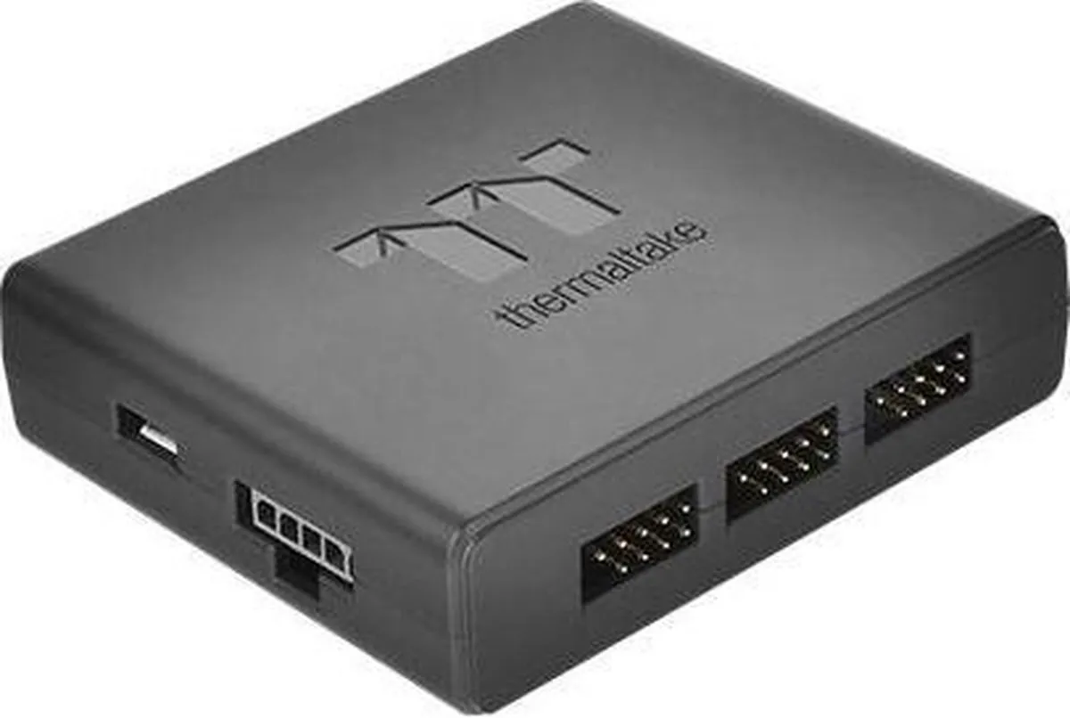 Thermaltake Riing Plus CL-F053-PL12SW-A RGB Ventilatoren - 3x 12cm