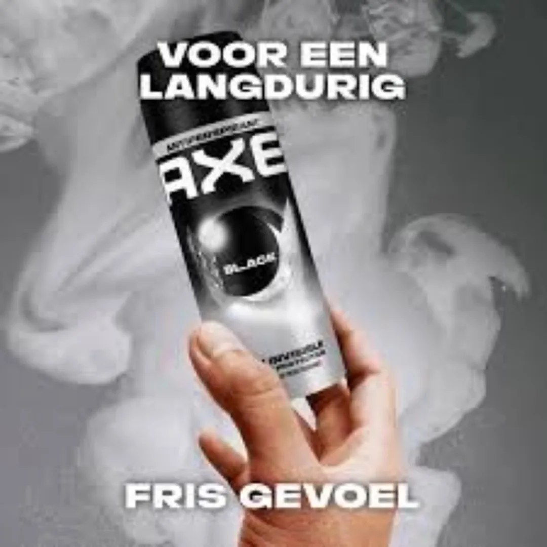 Axe Black 72H Dry Deo Spray - 8 x 150ml