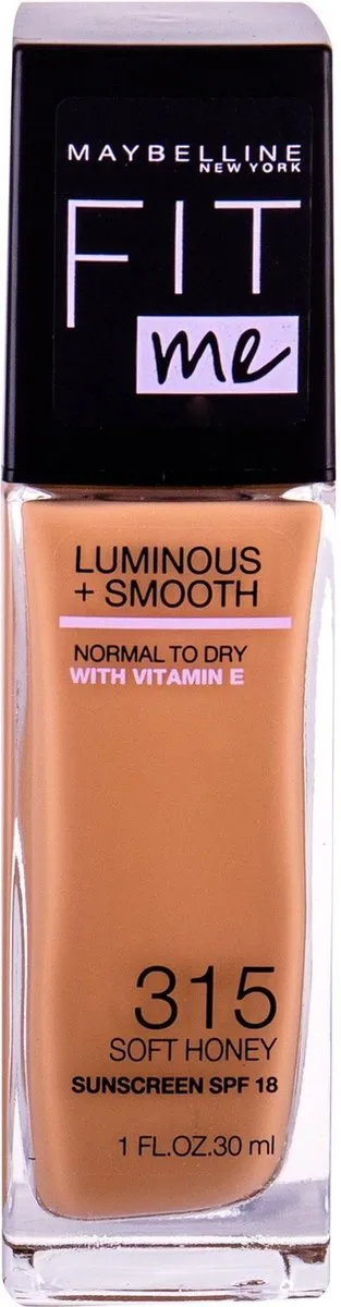 Maybelline Fit Me Liquid Foundation 315 Soft Honey - 30ml