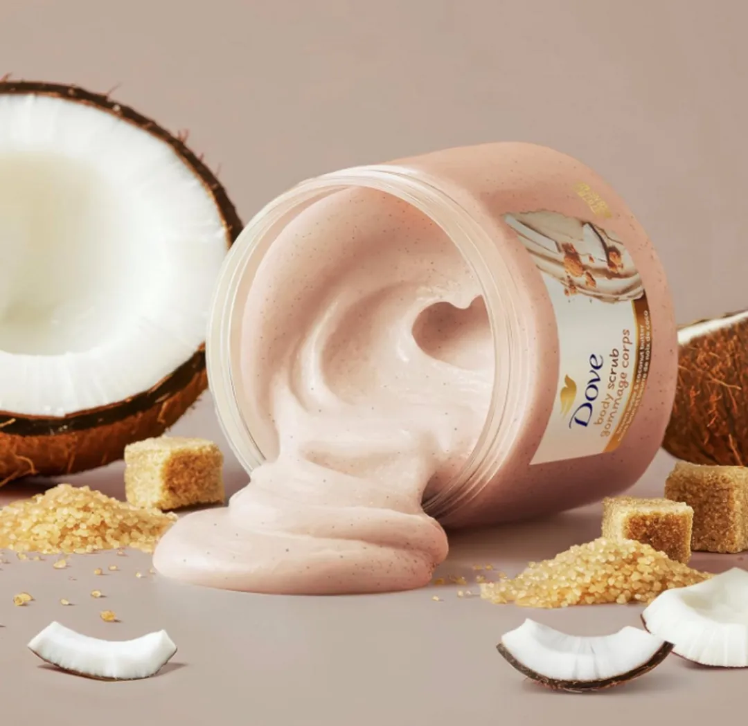 Dove Body Scrub Brown Sugar & Coconut Butter 444ml - afbeelding 6 van 6
