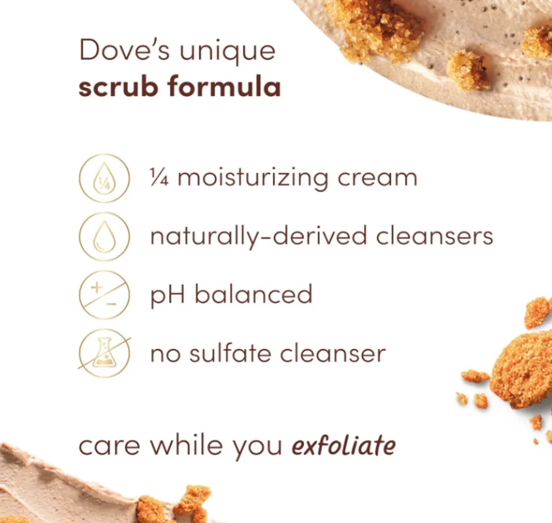 Dove Body Scrub Brown Sugar & Coconut Butter 444ml