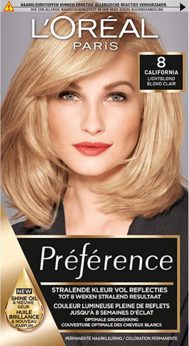L'Oréal Paris Preference Haarkleuring 08 Lichtblond