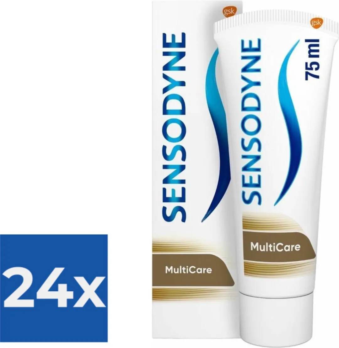 Sensodyne MultiCare Tandpasta 24 Stuks (2x75ml x 12)