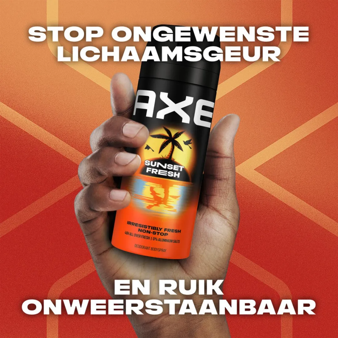 Axe Sunset Fresh Bodyspray - 3x150ml