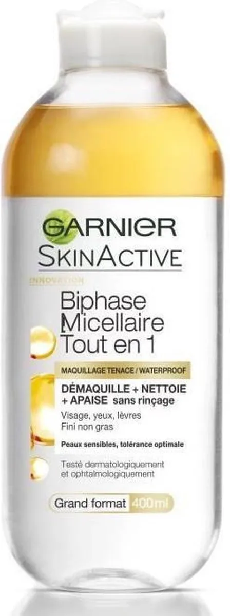 Garnier SkinActive Micellaire Bifase Alles in 1 400ml - afbeelding 6 van 6