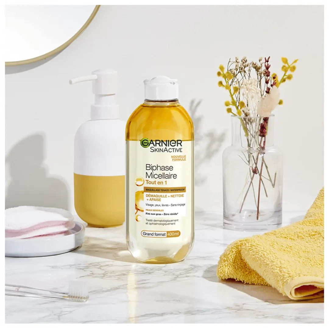 Garnier SkinActive Micellaire Bifase Alles in 1 400ml