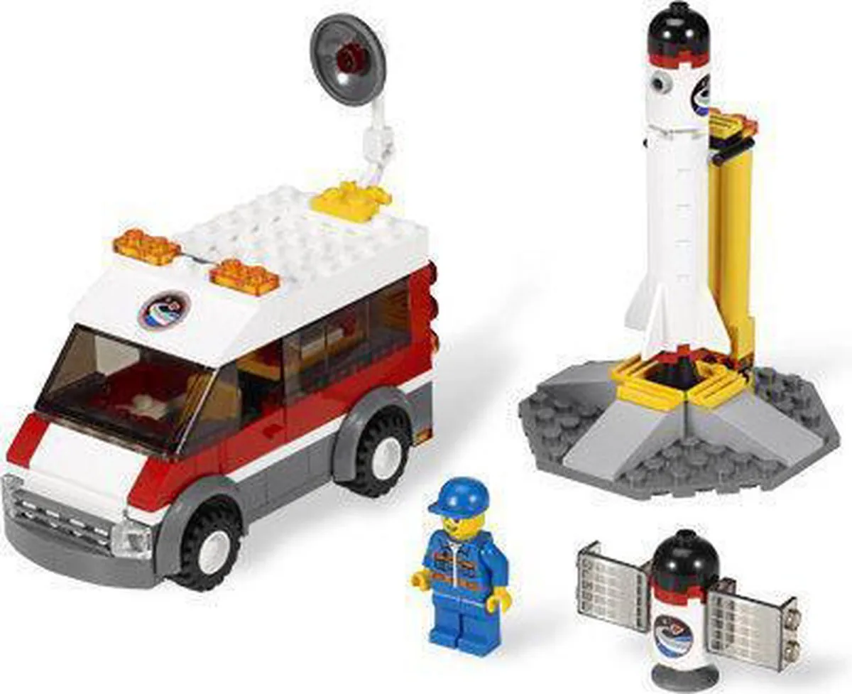 LEGO City Satelliet Lanceer Platform 3366 - Multicolor