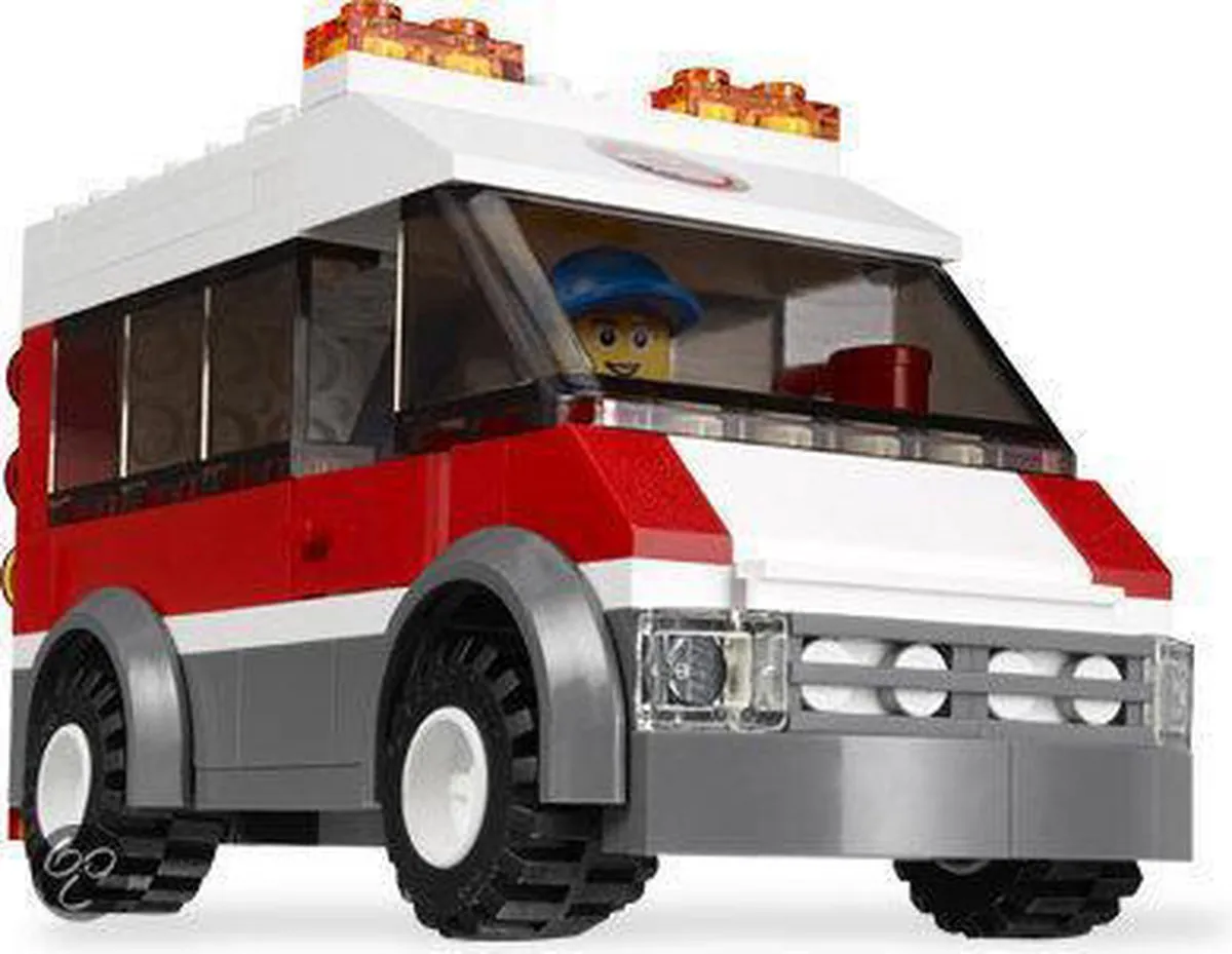 LEGO City Satelliet Lanceer Platform 3366 - Multicolor