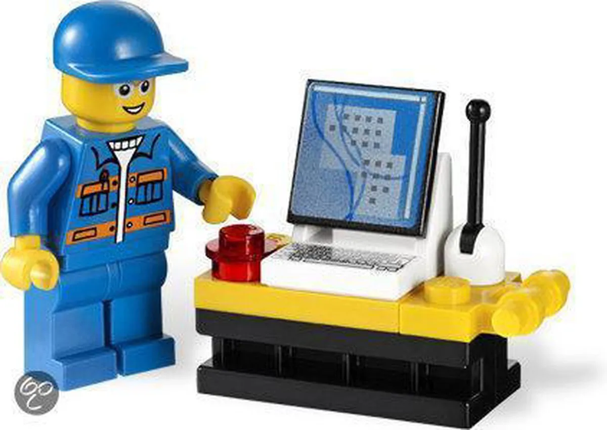 LEGO City Satelliet Lanceer Platform 3366 - Multicolor