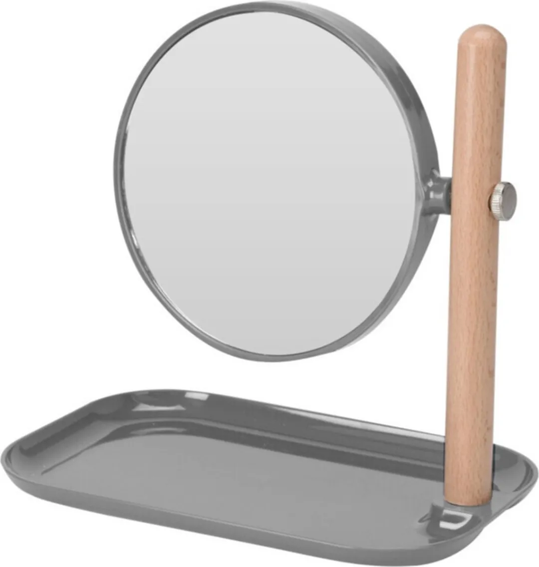 Excellent Houseware Rond Cosmeticaspiegel Metaal