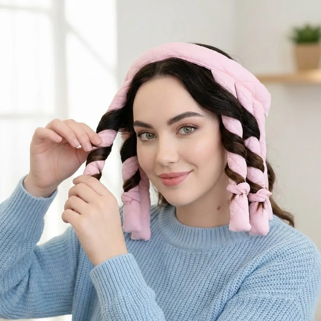 Nuvex Heatless Curling Rod Octopus - Roze