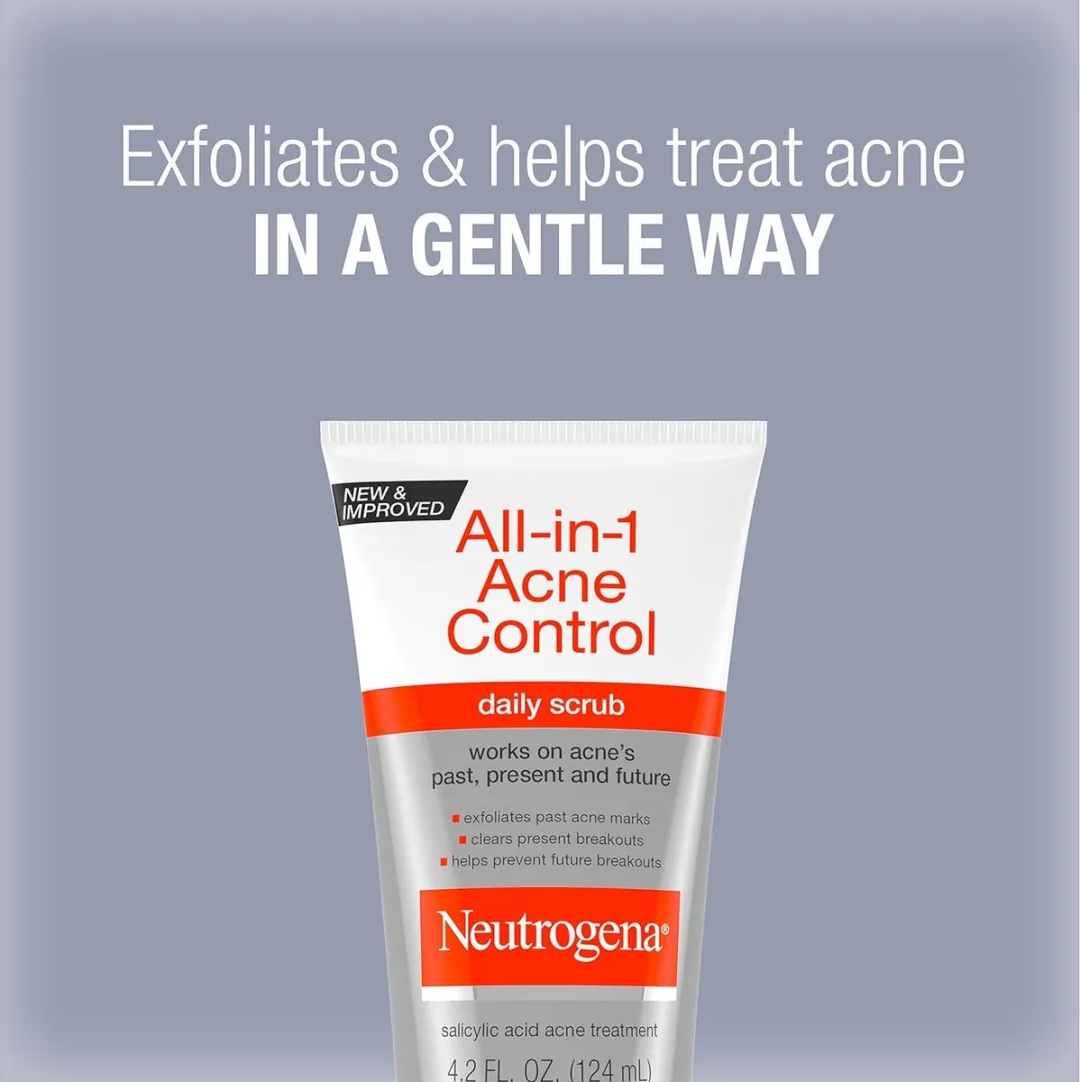 Neutrogena All-in-1 Acne Control Scrub 124ml