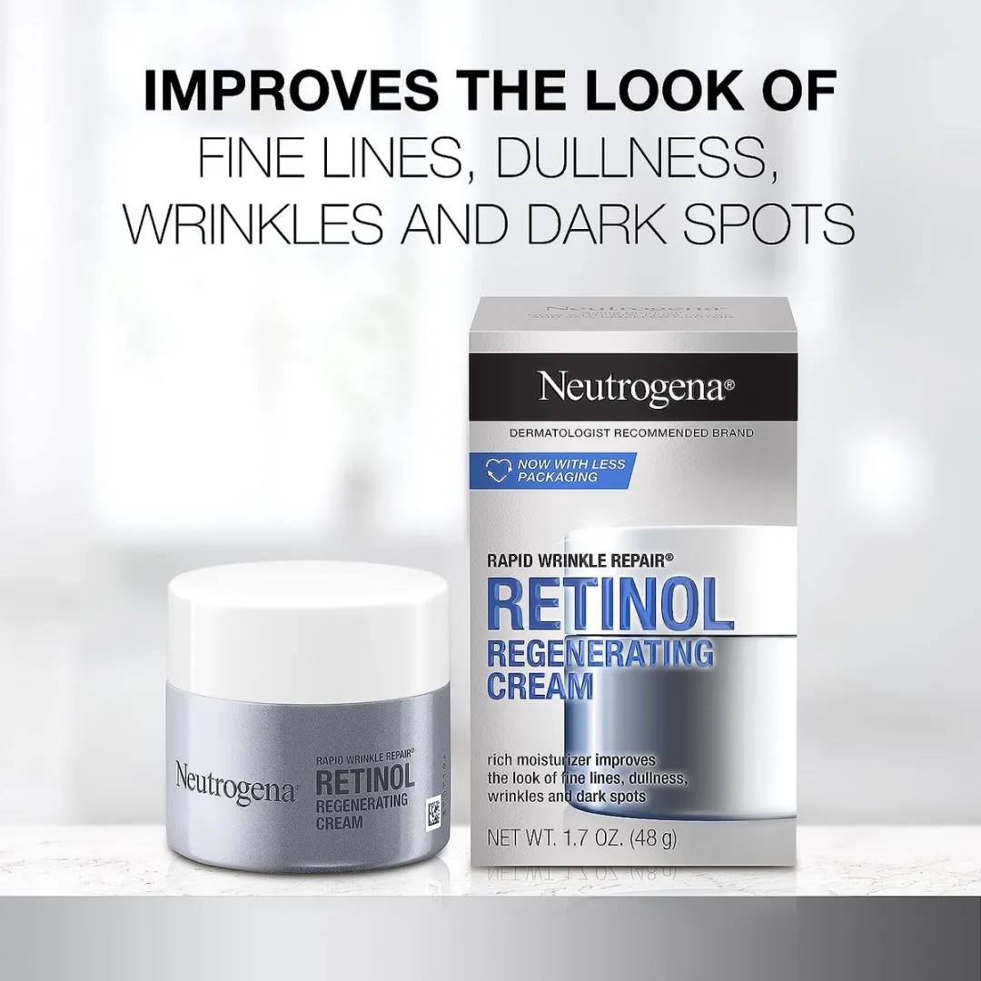 Neutrogena Rapid Wrinkle Repair Regenererende Crème 48g - afbeelding 4 van 6