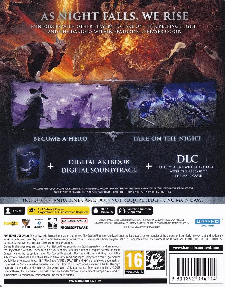 Elden Ring Nightreign Seekers Edition PS5