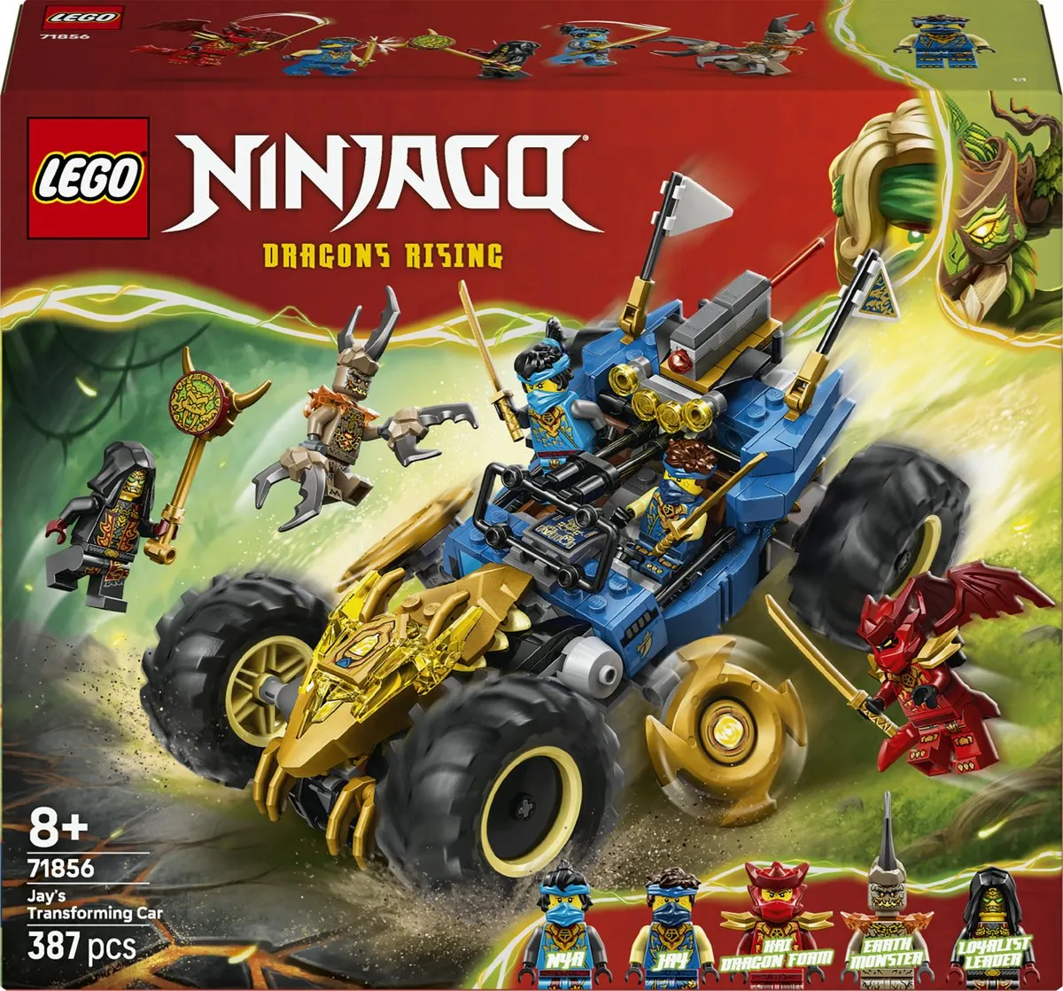 LEGO Ninjago Jay's Transformation Flite - 5 Minifiguren - Multicolor