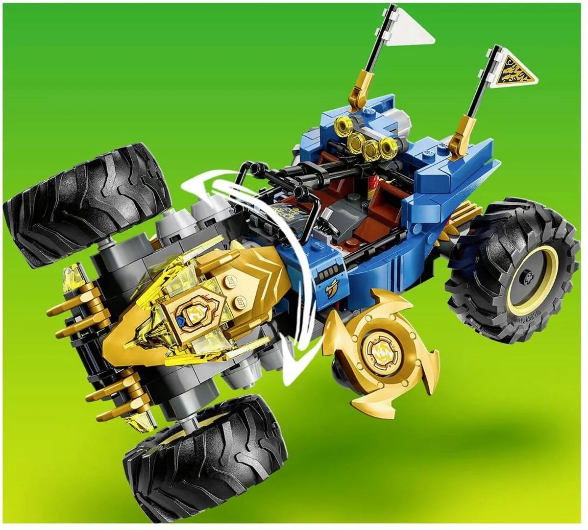 LEGO Ninjago Jay's Transformation Flite - 5 Minifiguren - Multicolor - afbeelding 6 van 6