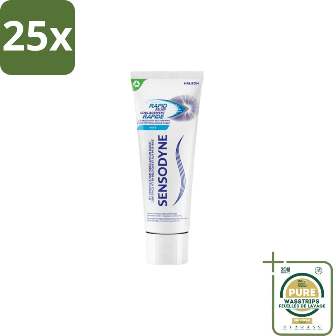 Sensodyne Rapid Relief Whitening Tandpasta 75ml
