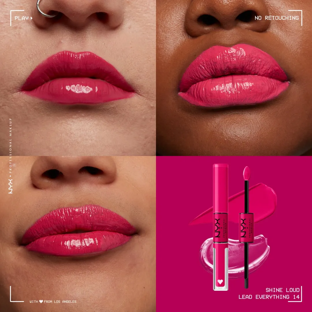 NYX Shine Loud High Shine Lip Color Lead Everything 3.4ml - Roos