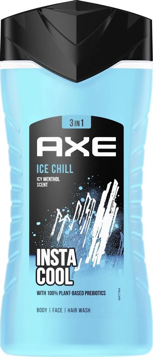 Axe Ice Chill 3-in-1 Douchegel 1500ml - 6 Stuks