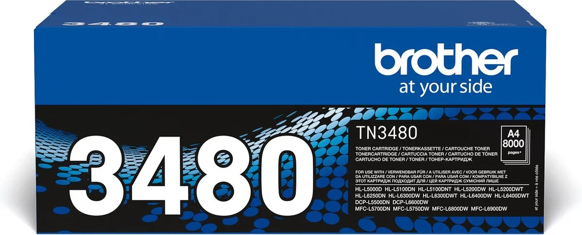 Brother TN-3480 Tonercartridge - Zwart