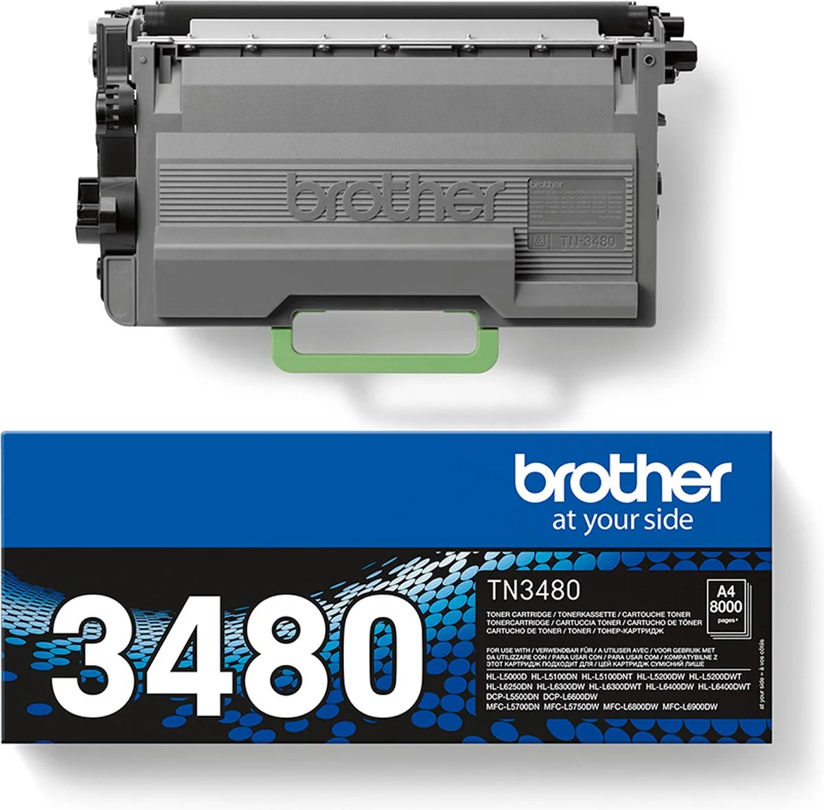 Brother TN-3480 Tonercartridge - Zwart
