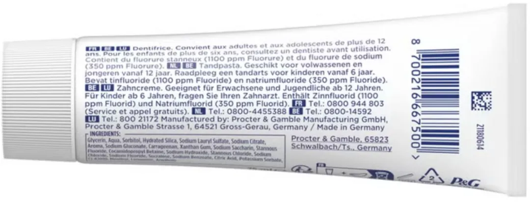 Oral-B Glazuurversterking Tandpasta 4x75ml