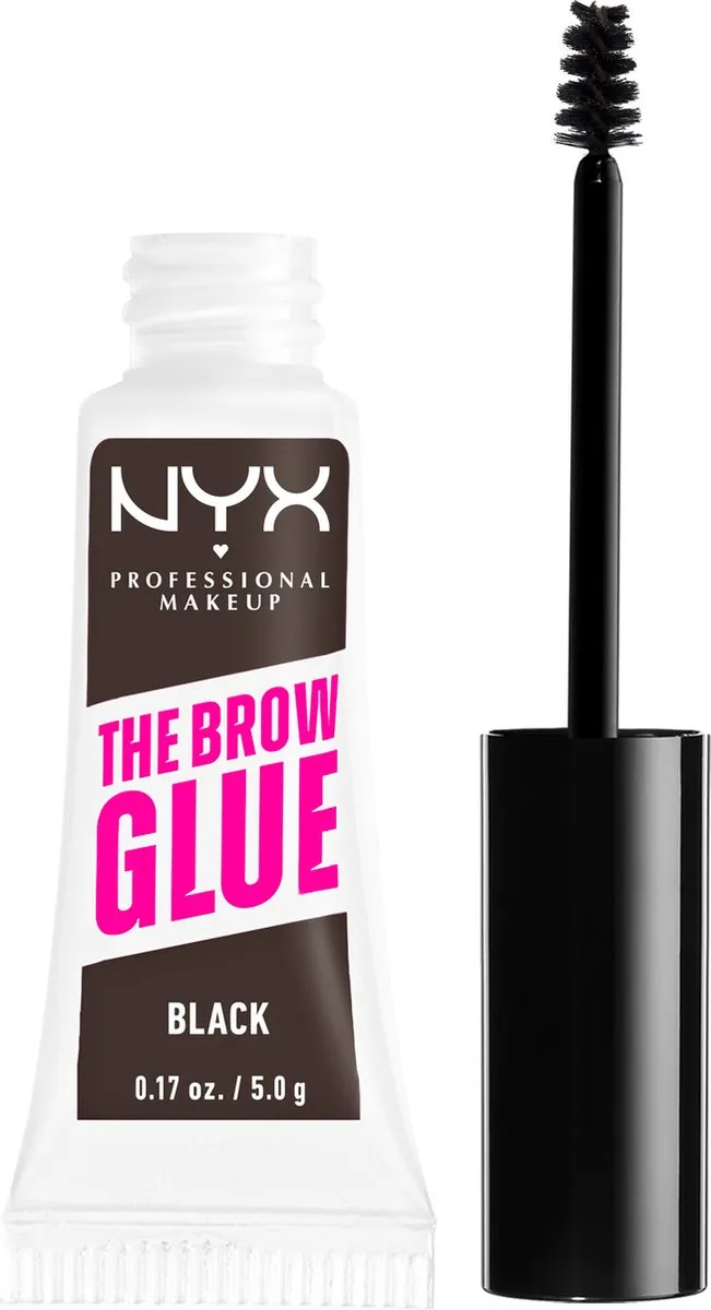 NYX The Brow Glue Wenkbrauw Gel 7ml - Zwart