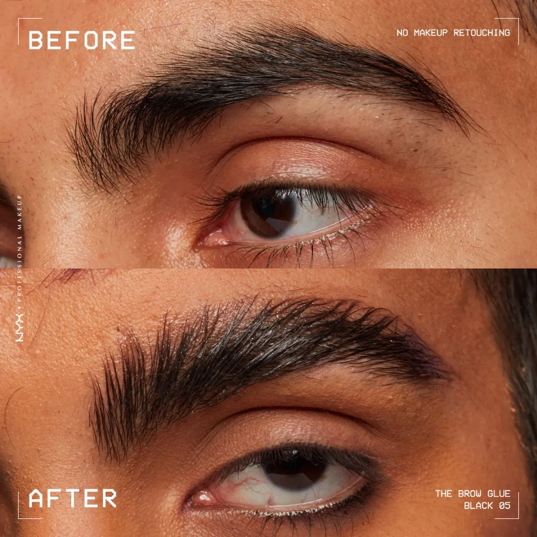 NYX The Brow Glue Wenkbrauw Gel 7ml - Zwart