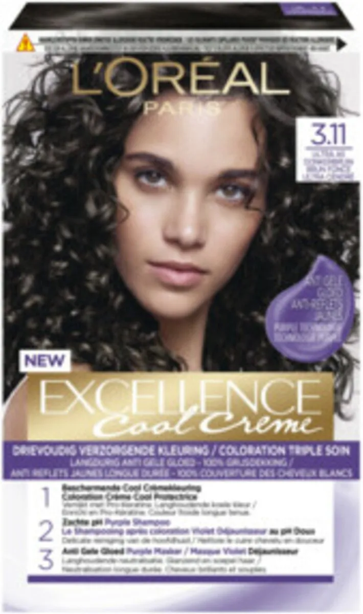 L'Oréal Paris Cool Cream Donkerbruin + Uitgroeispray - 2 Stuks