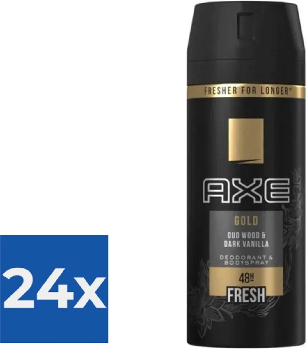 Axe Gold Bodyspray 150ml - 24 Stuks