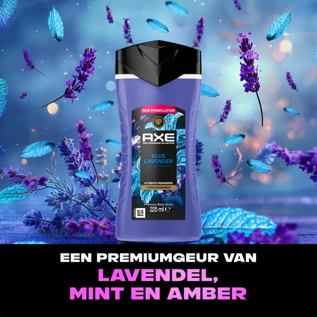 Axe Fine Fragrance Douchegel Blue Lavender - 6x225ml