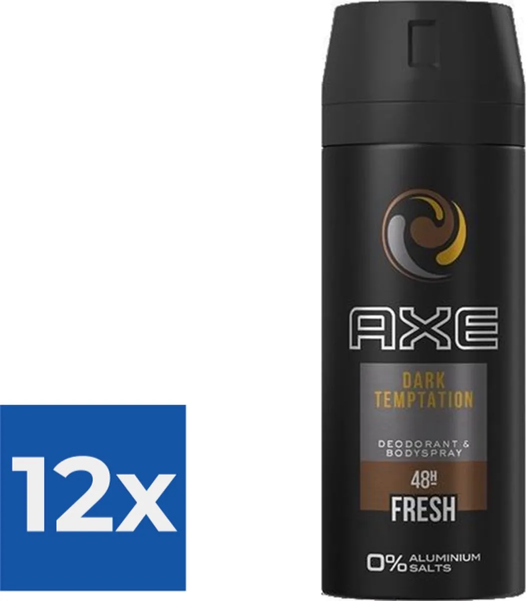 Axe Dark Temptation Deo Spray 150ml - 12 Stuks