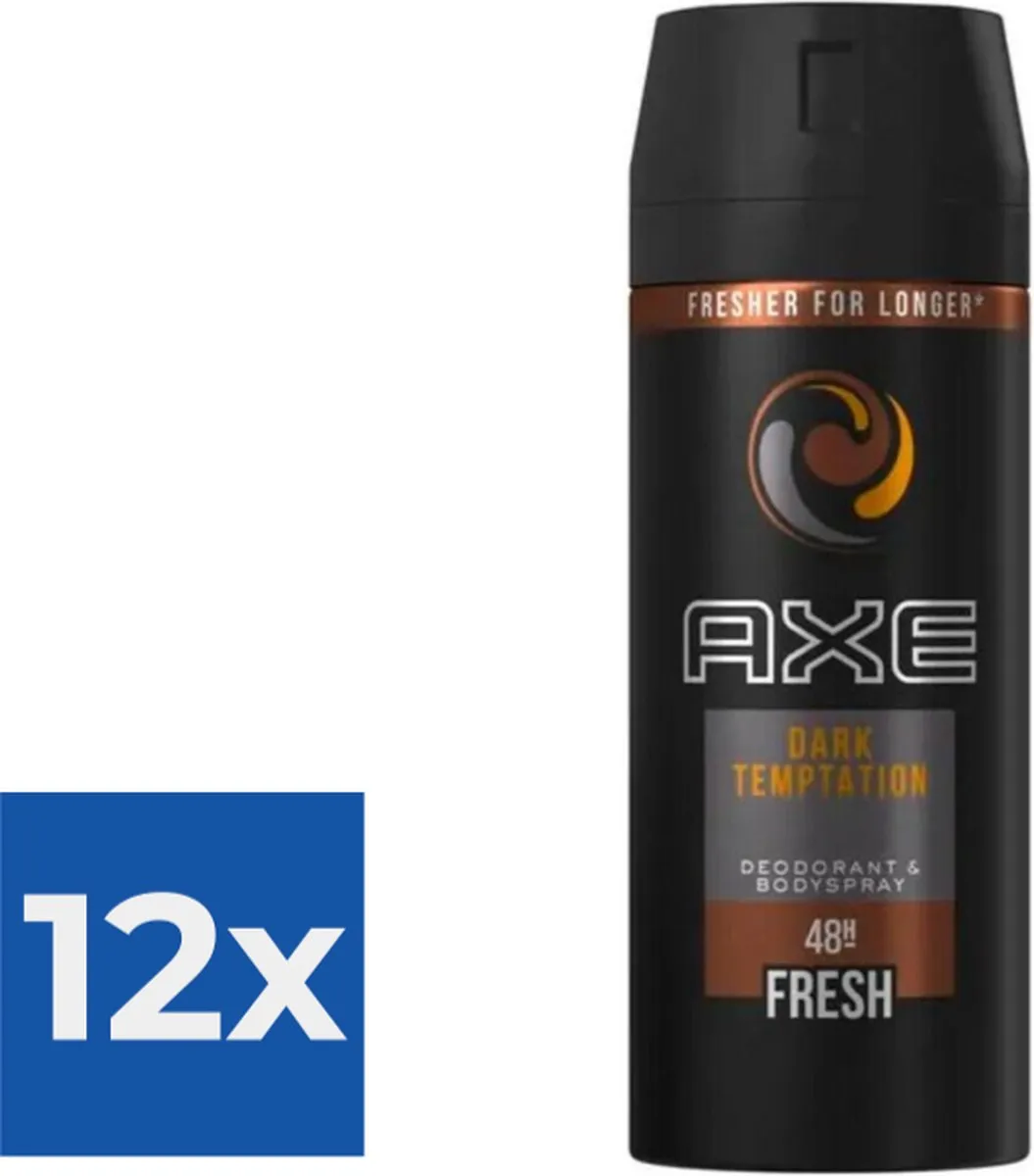 Axe Dark Temptation Deo Spray 150ml - 12 Stuks