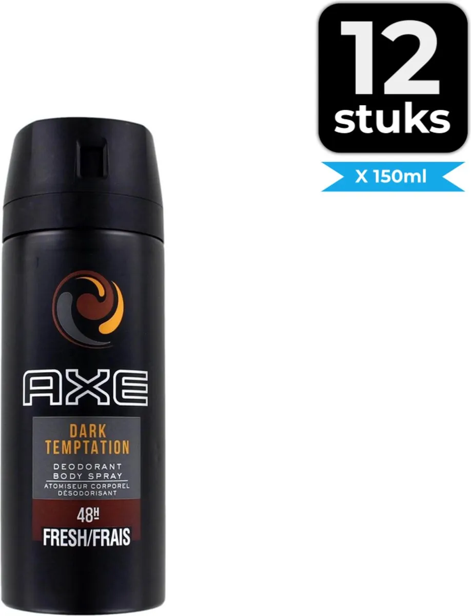 Axe Dark Temptation Deo Spray 150ml - 12 Stuks