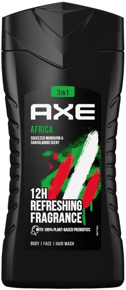 Axe Africa 3-in-1 Douchegel 1750ml - 7 Stuks