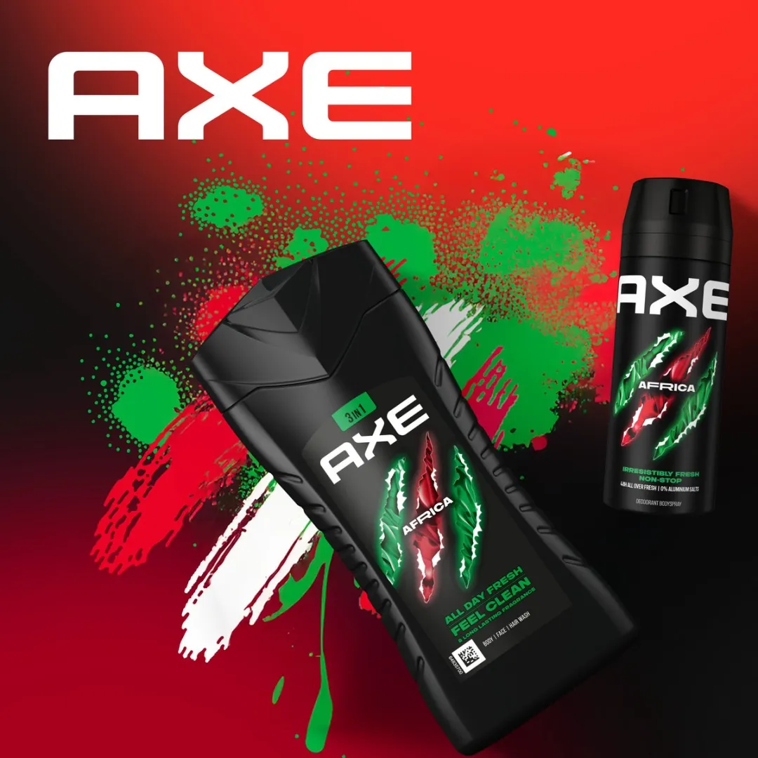 Axe Africa 3-in-1 Douchegel - 6x250ml