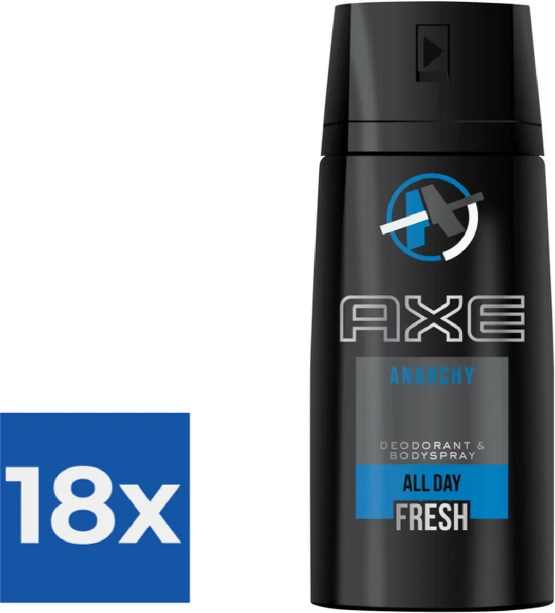 Axe Anarchy Bodyspray 150ml - 18 Stuks