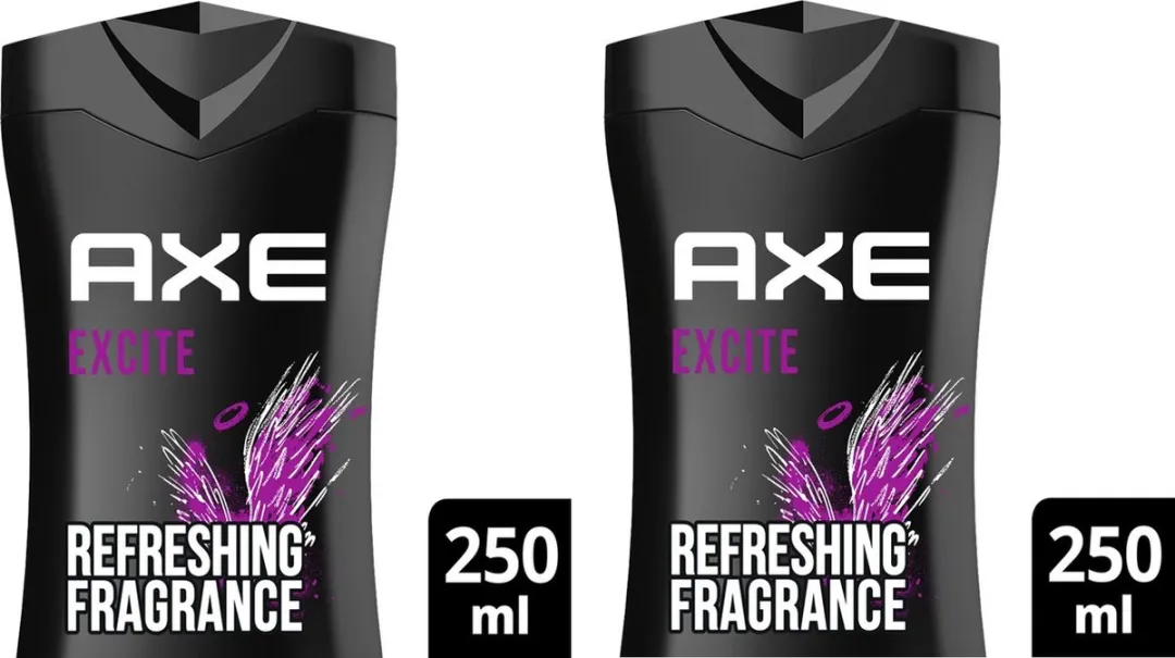 Axe Excite 3in1 Douchegel DuoPak - 2x250ml