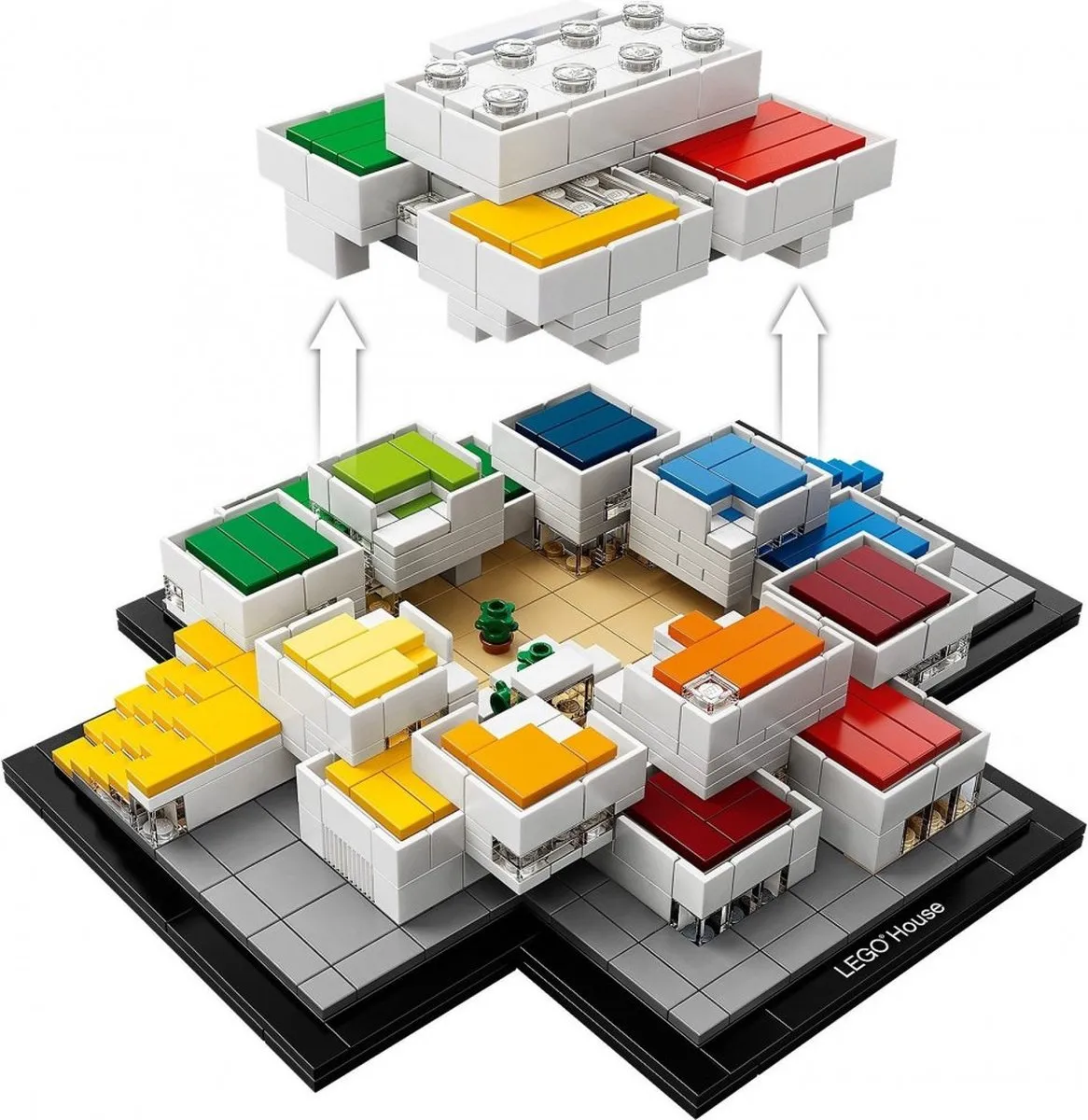 LEGO House 21037 Bouwset - 774 Stukken - Geel/Groen/Blauw/Rood/Wit