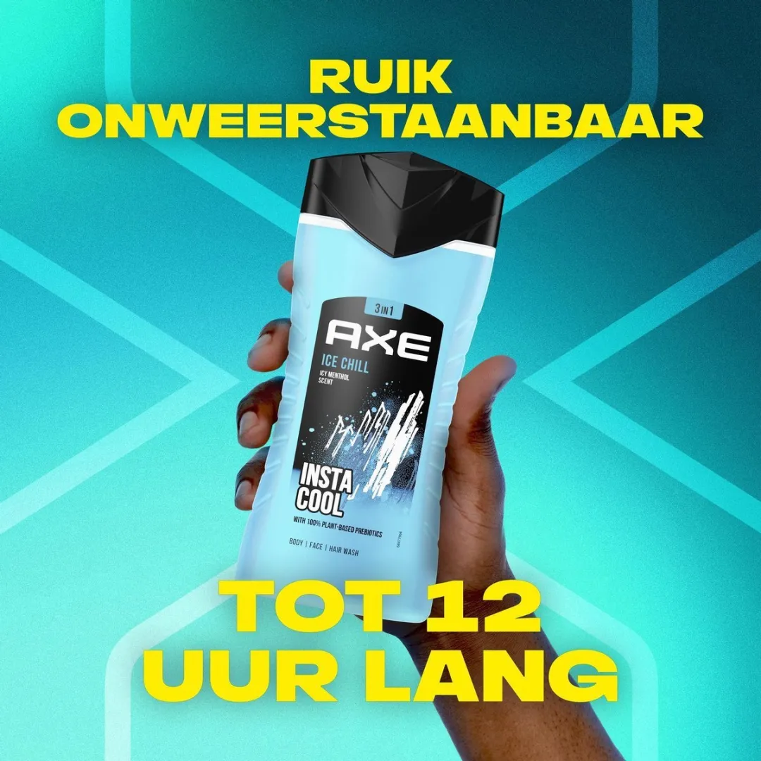 Axe Ice Chill 3-in-1 Douchegel - 750ml (3x250ml)
