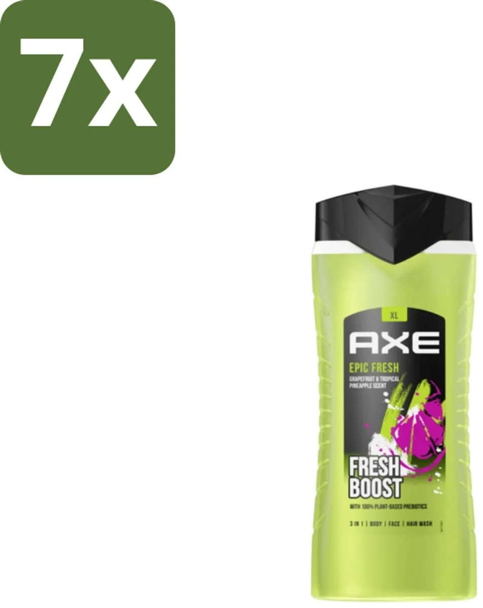 Axe Epic Fresh Boost 3-in-1 Douchegel 2800ml - 7 Stuks