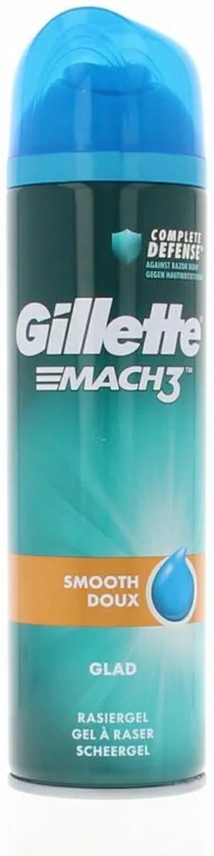 Gillette Mach3 Smooth Scheergel 200ml - afbeelding 6 van 6