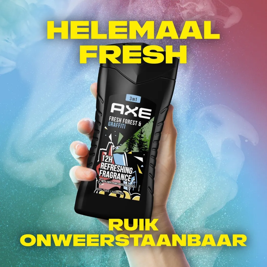 Axe Fresh Forest & Graffiti Douchegel - 6x250ml