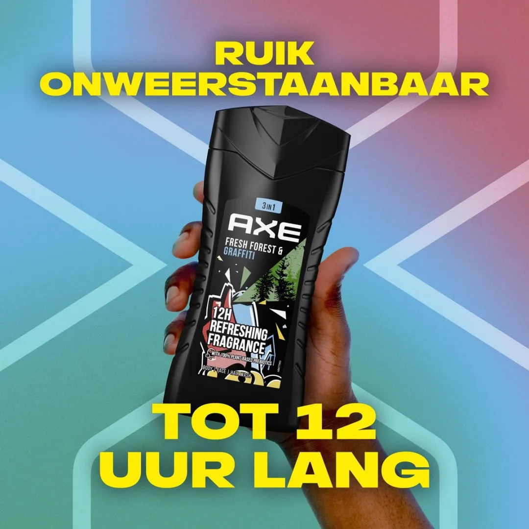 Axe Fresh Forest & Graffiti Douchegel - 6x250ml - afbeelding 6 van 6