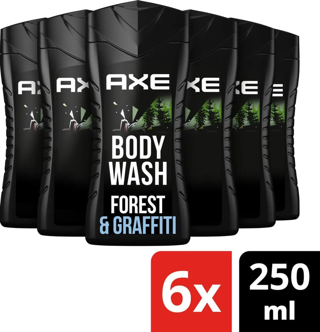 Axe Fresh Forest & Graffiti Douchegel - 6x250ml