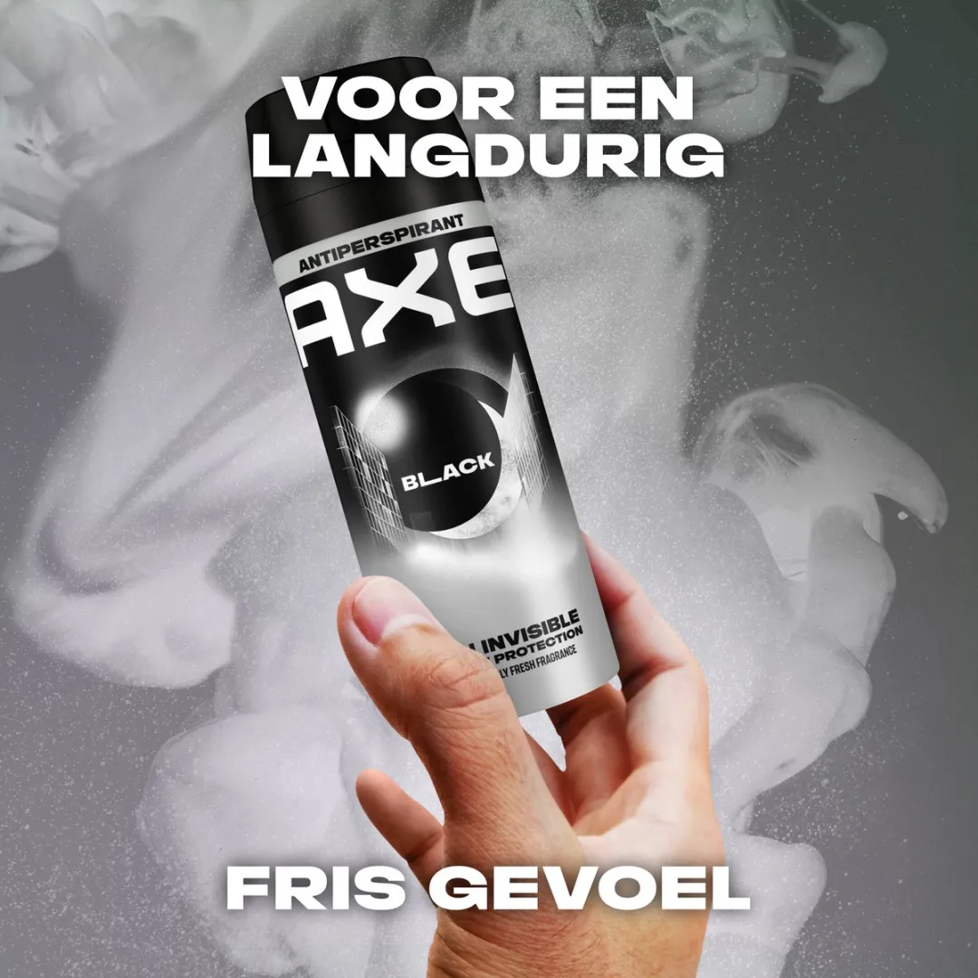 Axe Black Anti-Transpirant Spray - 6x150ml