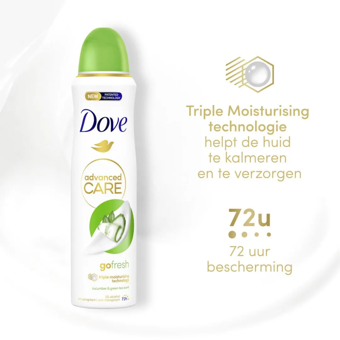 Dove Deodorant Spray Cucumber & Green Tea 150ml