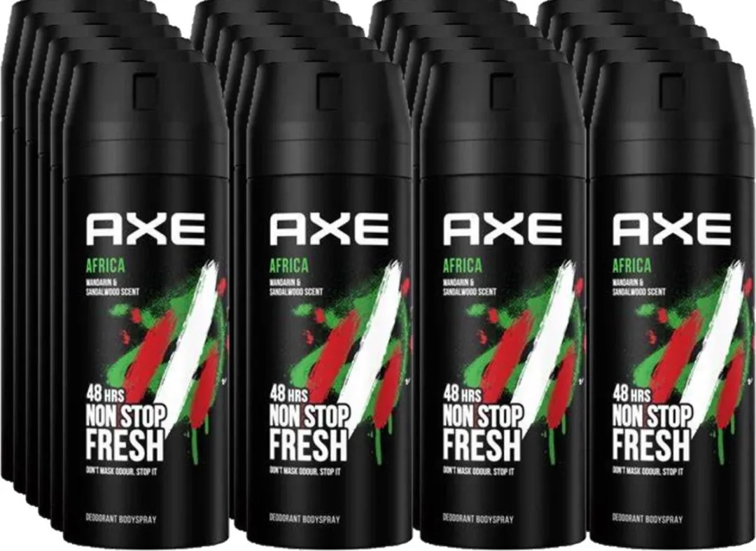 Axe Africa Deodorant Spray 150ml - 24 Stuks