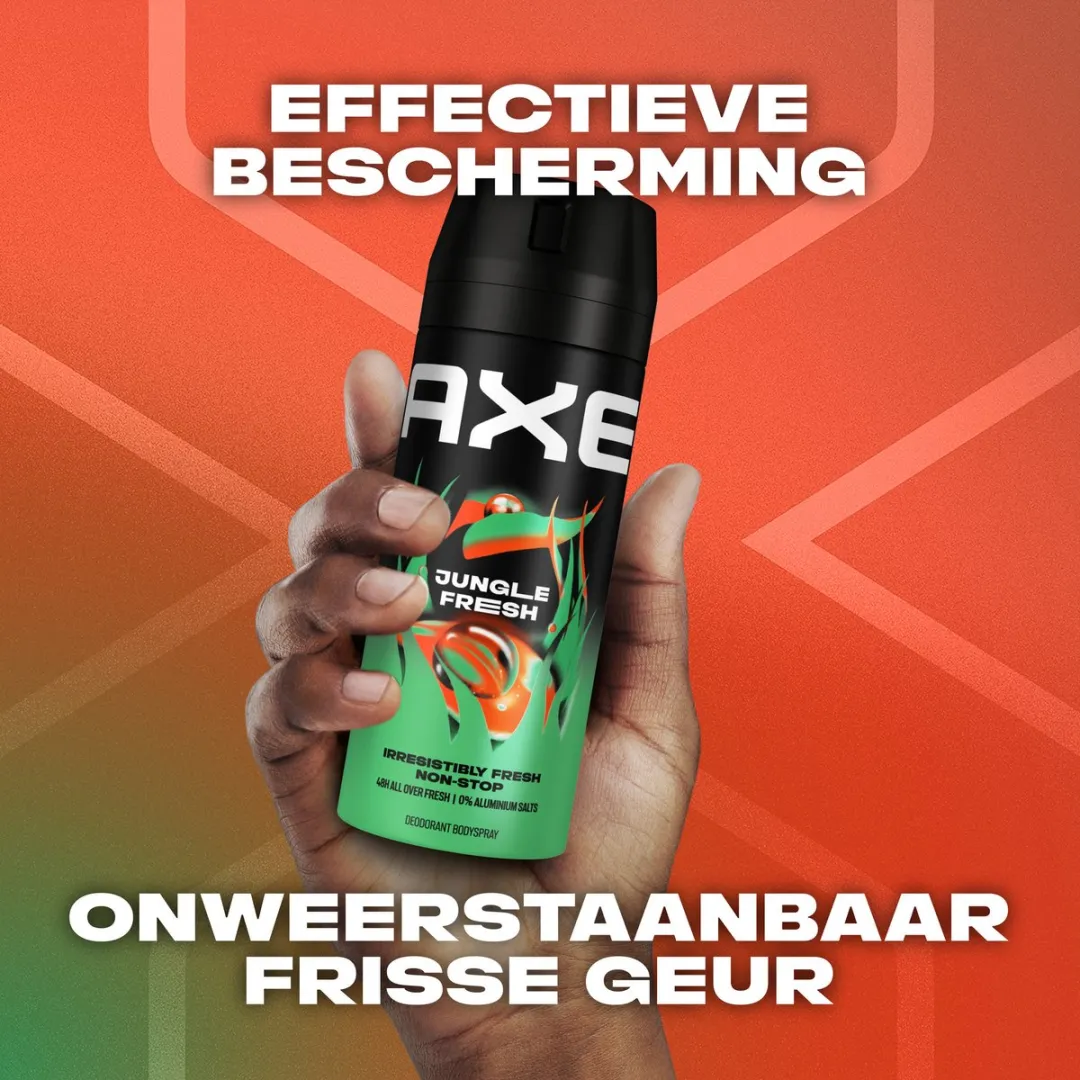 Axe Jungle Fresh Bodyspray - 6x150ml