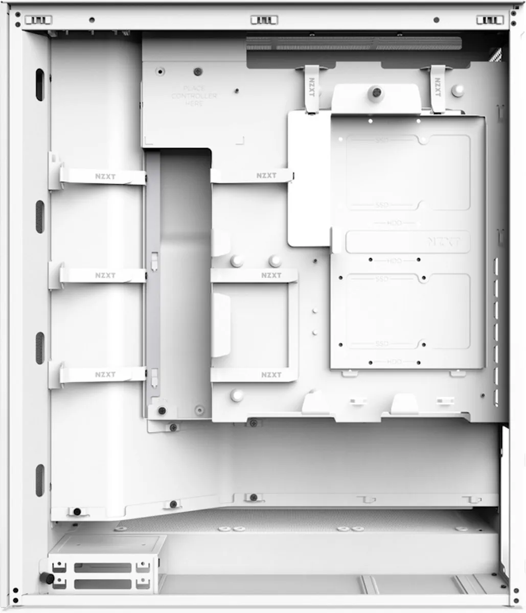 NZXT H7 Flow CM-H72FW-R1 Midtowermodel - Wit